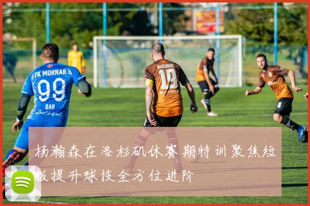 杨瀚森在洛杉矶休赛期特训聚焦短板提升球技全方位进阶